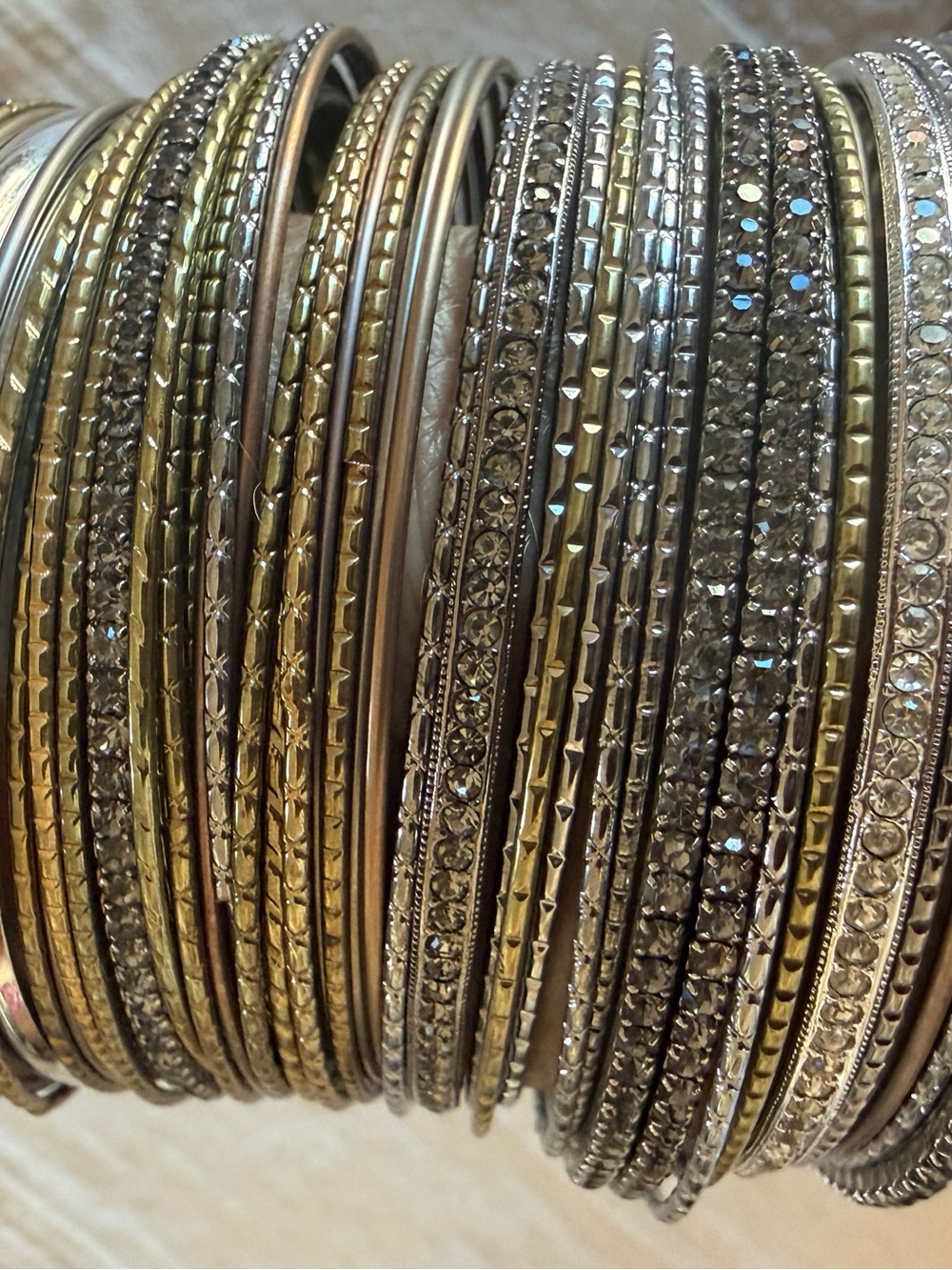 ✨ India Mixed-Metal Bangle Collection ✨ - Picture 3 of 11